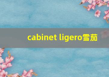 cabinet ligero雪茄